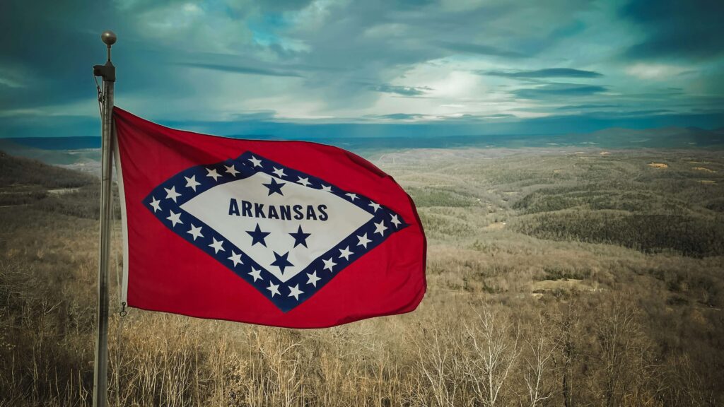 arkansas-flag-field-sales-installation